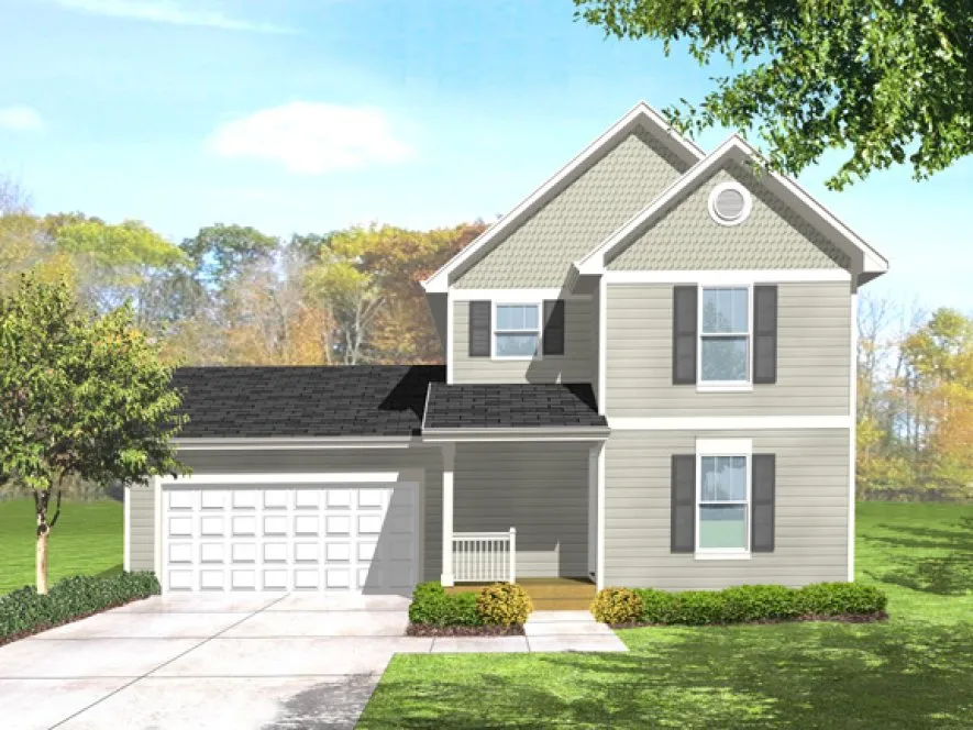 Full Rendering for House Plan #292622