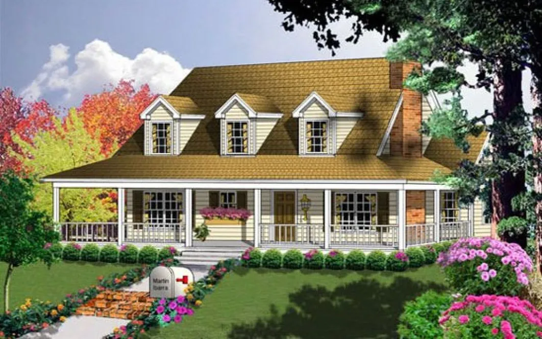 Full Rendering for House Plan #440521