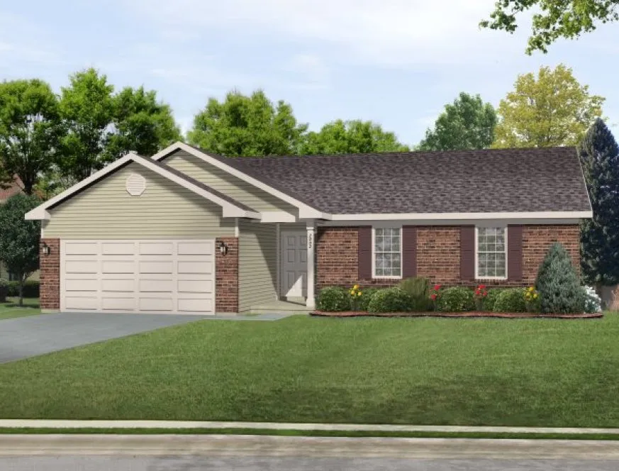 Full Rendering for House Plan #412002