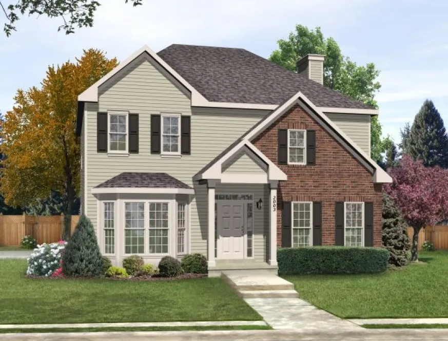 Full Rendering for House Plan #413002