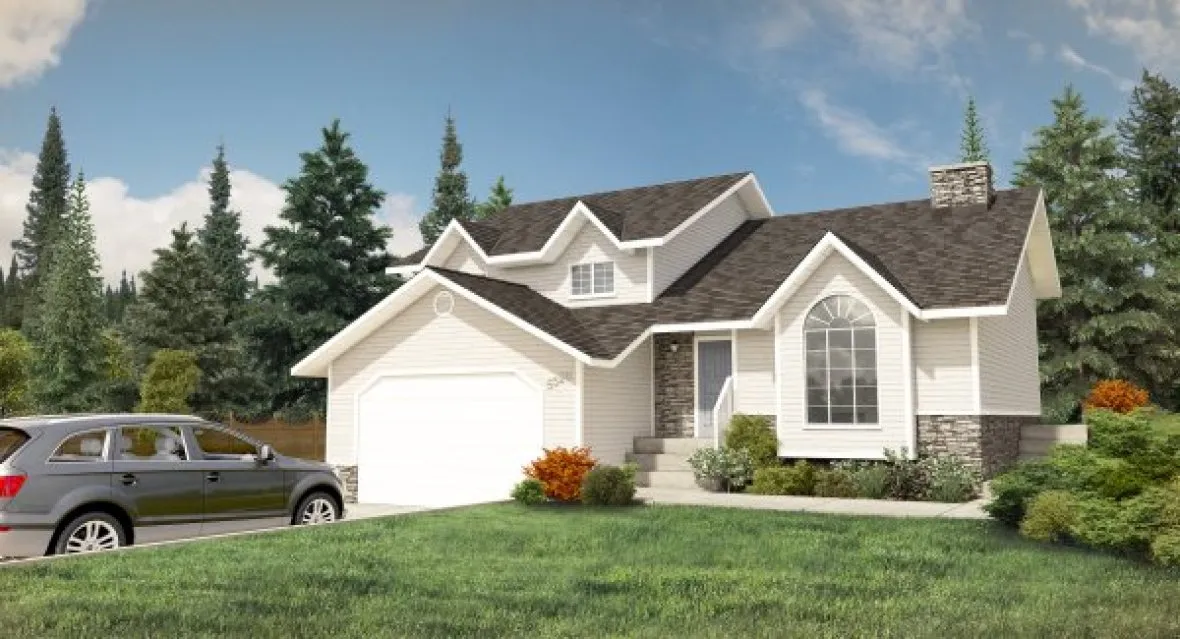 Full Rendering for House Plan #200955