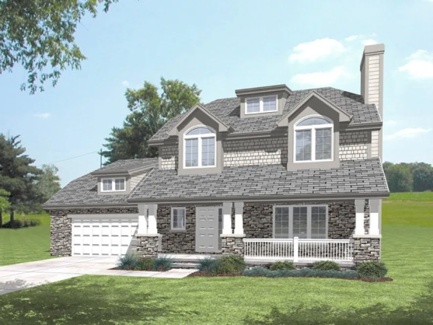 Full Rendering for House Plan #292032