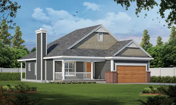 Full Rendering for House Plan #150358