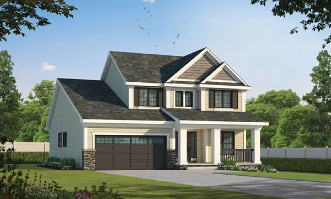 Full Rendering for House Plan #158358