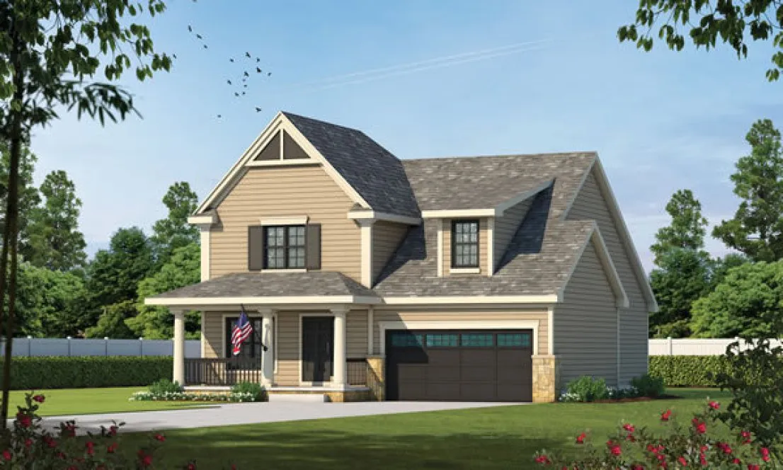 Full Rendering for House Plan #154458