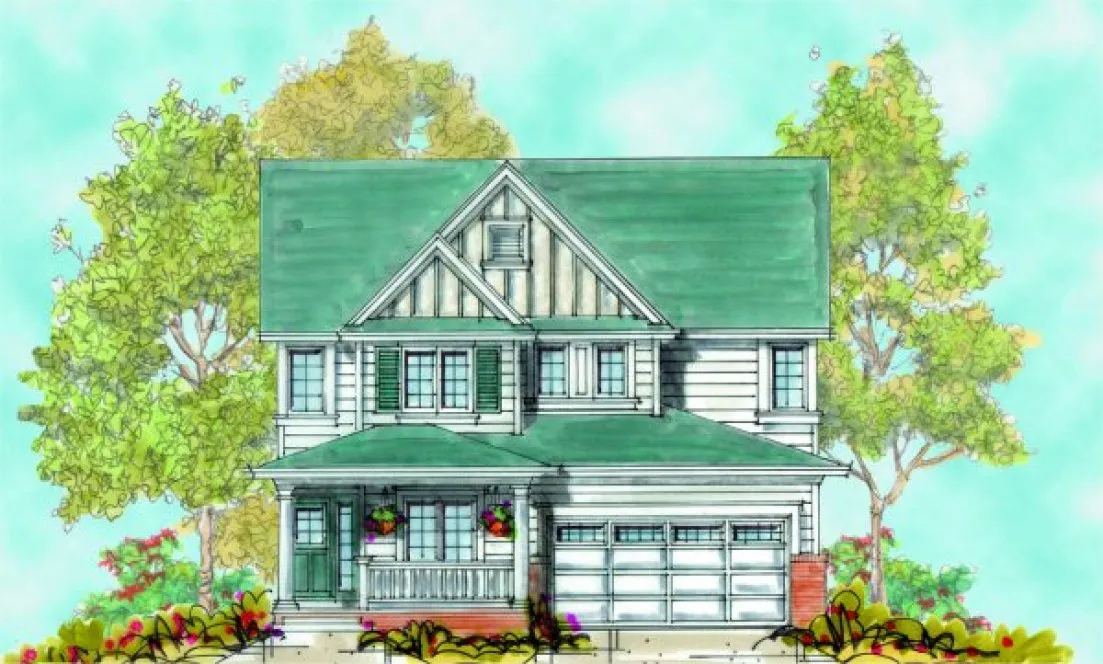 Full Rendering for House Plan #154268