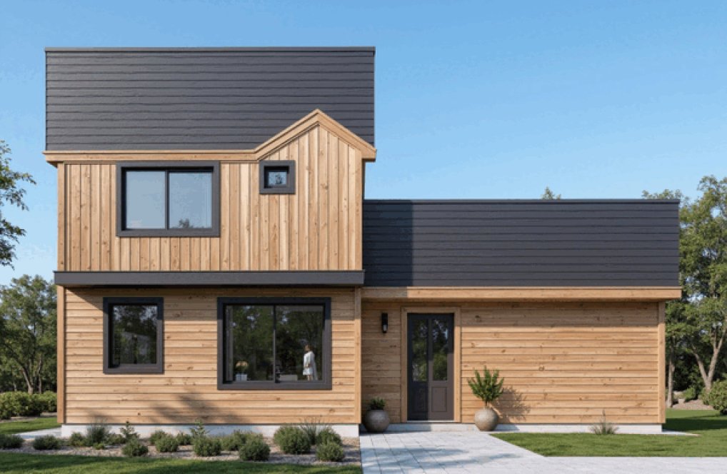 Rear Elevation for House Plan #807051