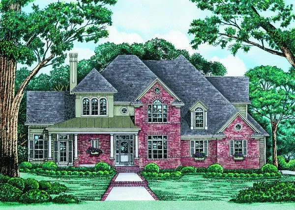 Full Rendering for House Plan #153719