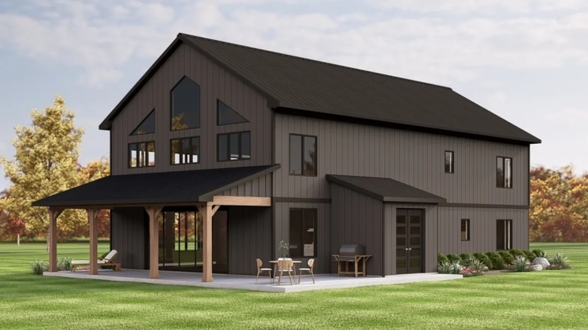 Full Rendering for House Plan #755452