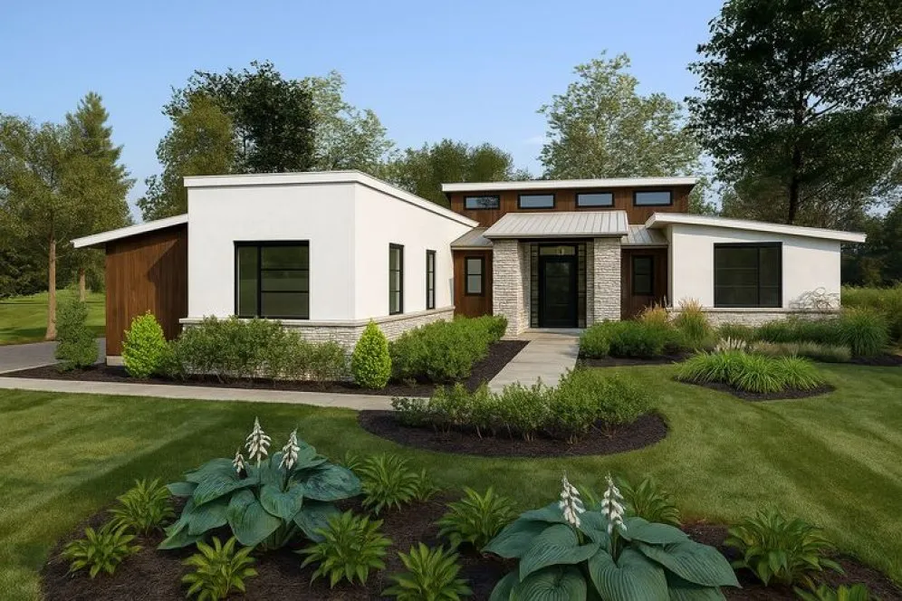 Full Rendering for House Plan #152772