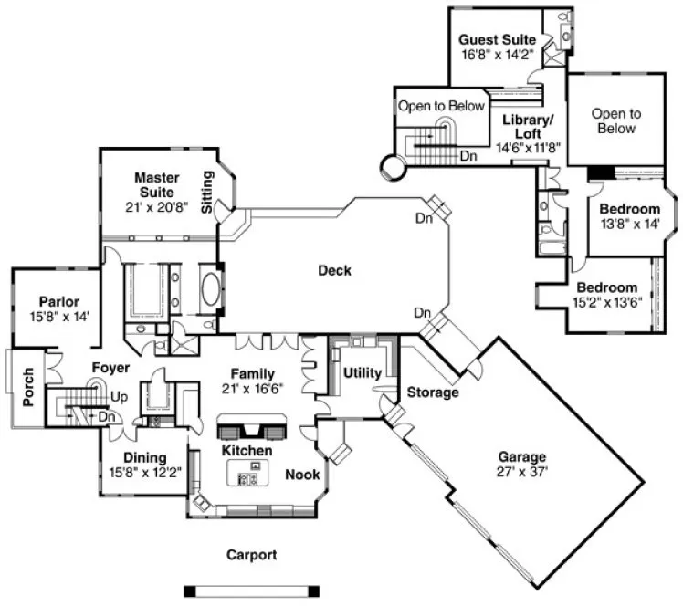 Plan for House Plan #341301