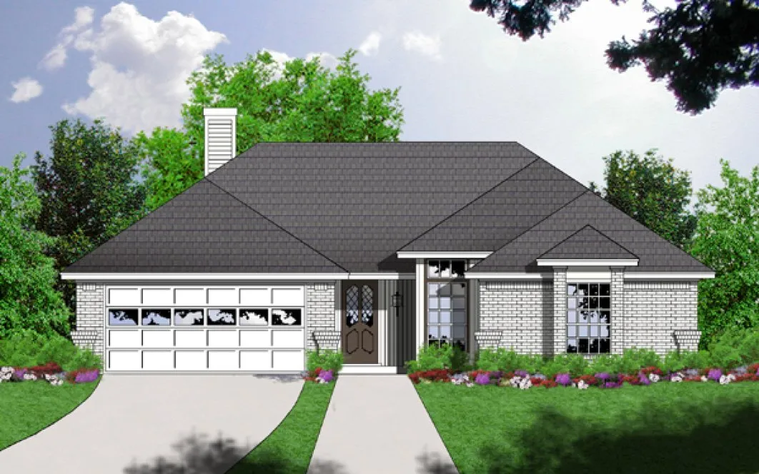 Full Rendering for House Plan #440031