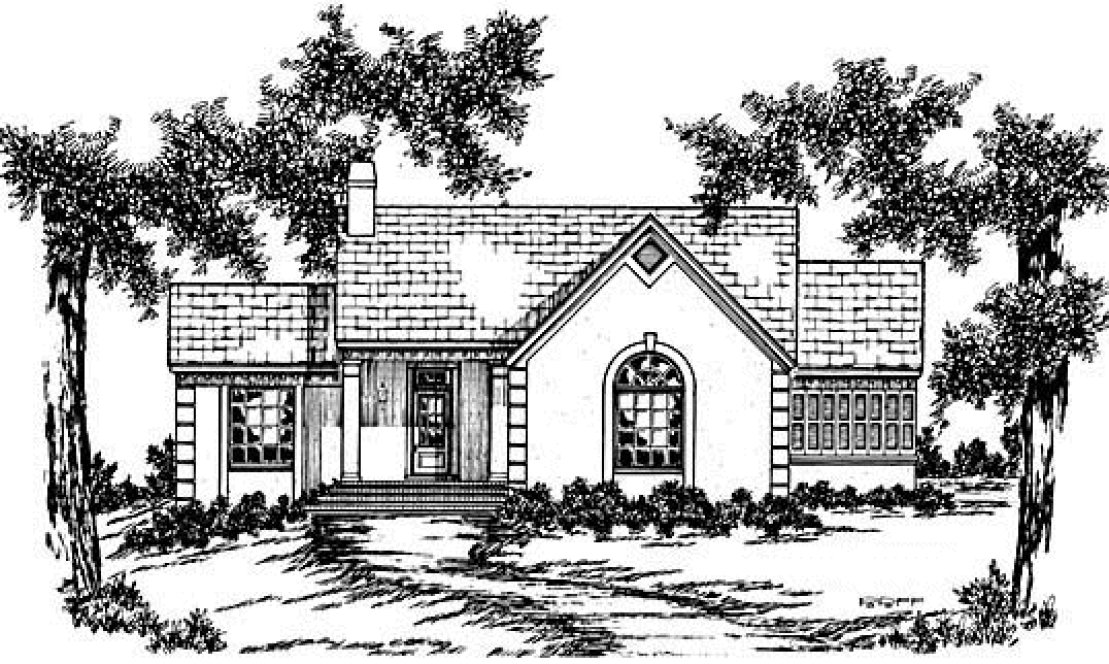 Full Rendering for House Plan #378671