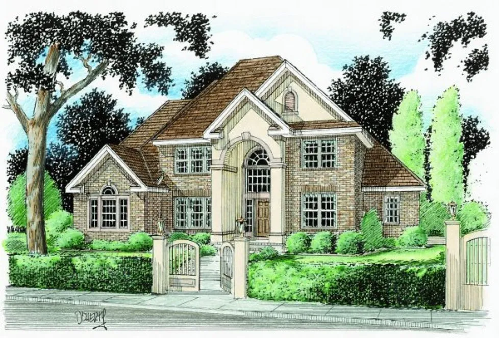 Full Rendering for House Plan #247042