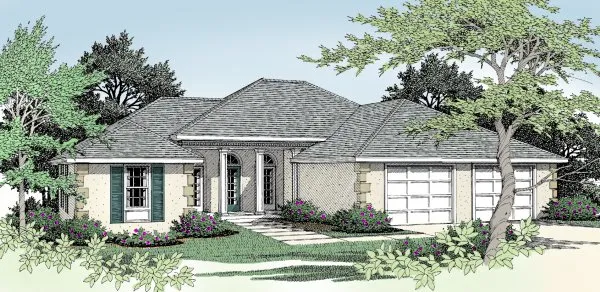 Full Rendering for House Plan #231129
