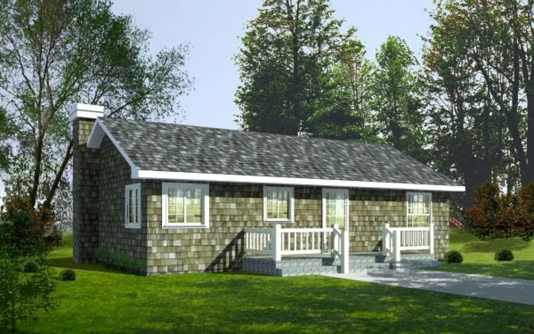 Full Rendering for House Plan #233129