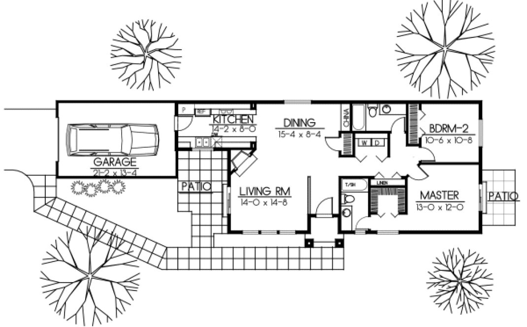 Main Floor Plan for House Plan #234129