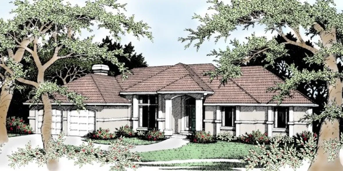 Full Rendering for House Plan #233112