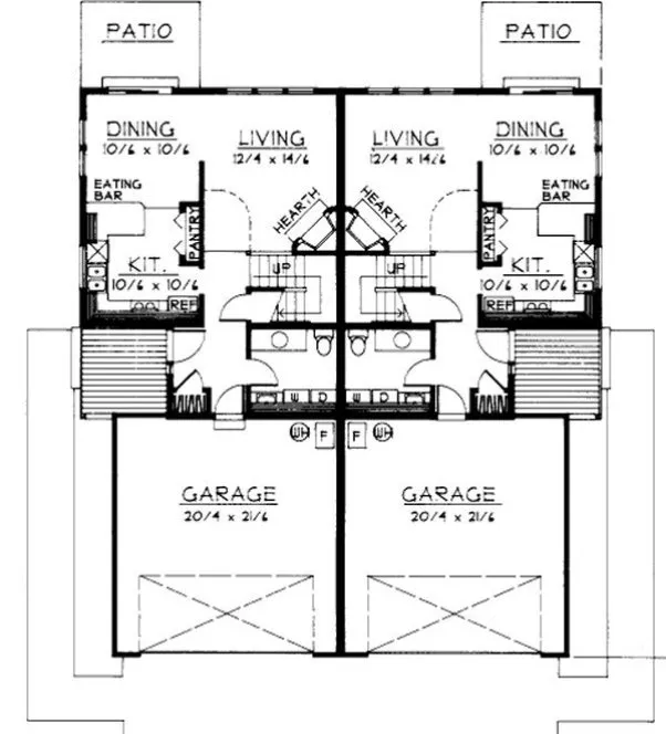 Main Floor Plan for House Plan #233229