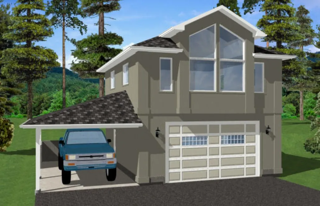 Full Rendering for House Plan #195201