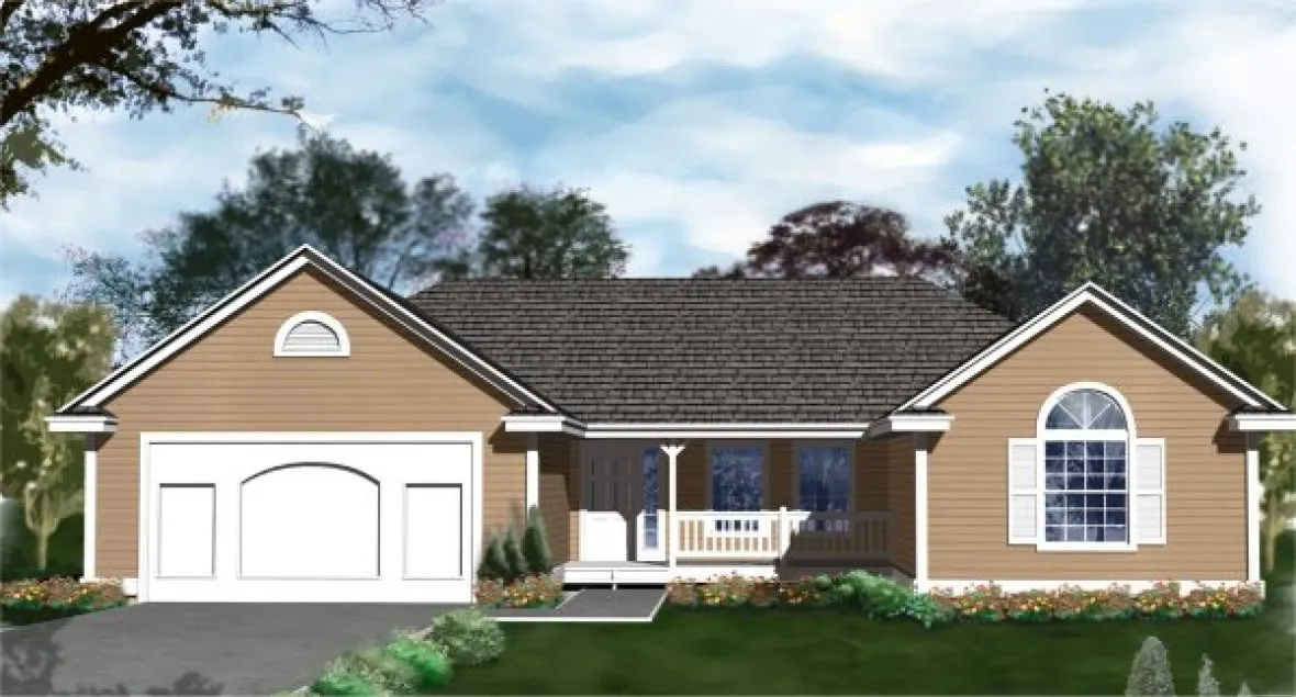 Full Rendering for House Plan #236139