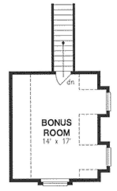 Attic Plan for House Plan #131424