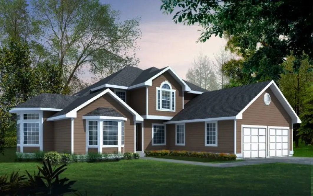 Full Rendering for House Plan #235123