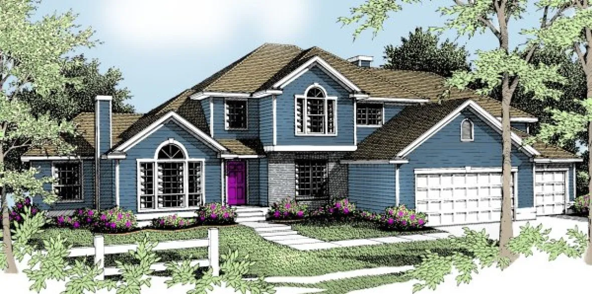 Full Rendering for House Plan #231249