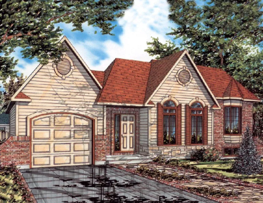 Full Rendering for House Plan #420423