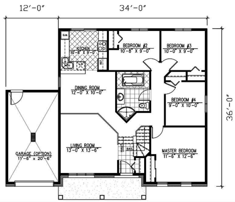 Main Floor Plan for House Plan #420623