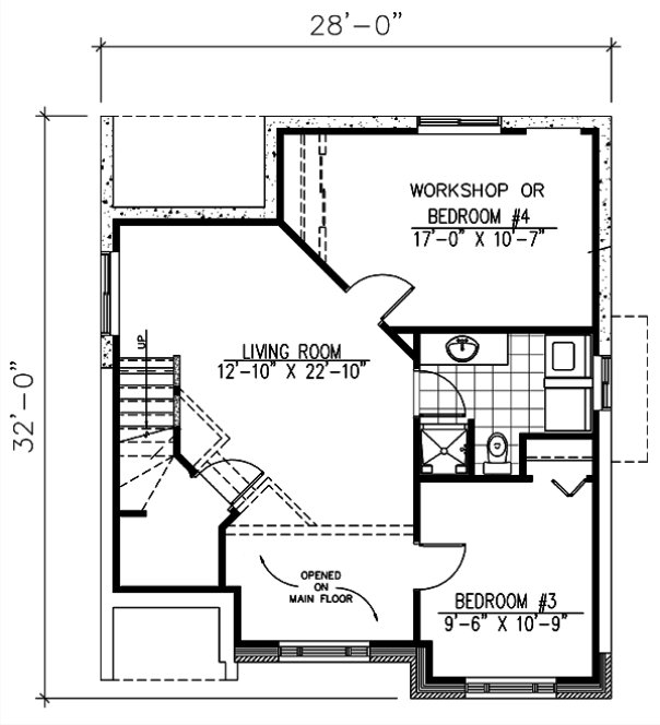 Basement Plan for House Plan #420723