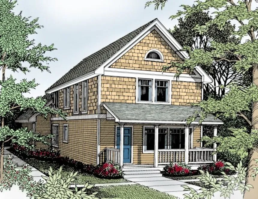 Full Rendering for House Plan #232259