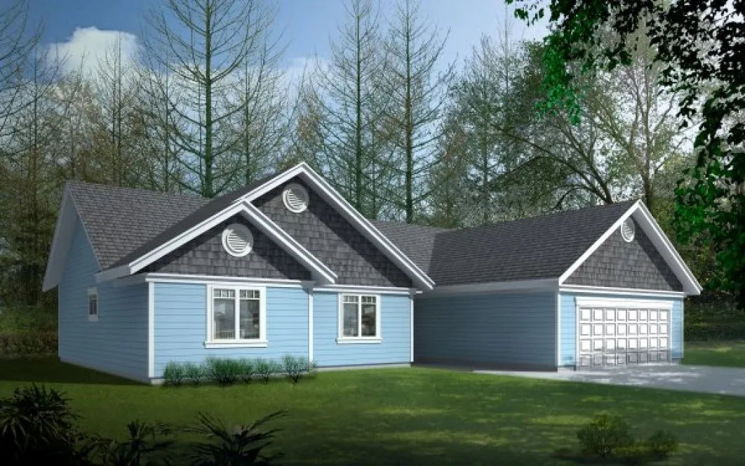 Full Rendering for House Plan #233016