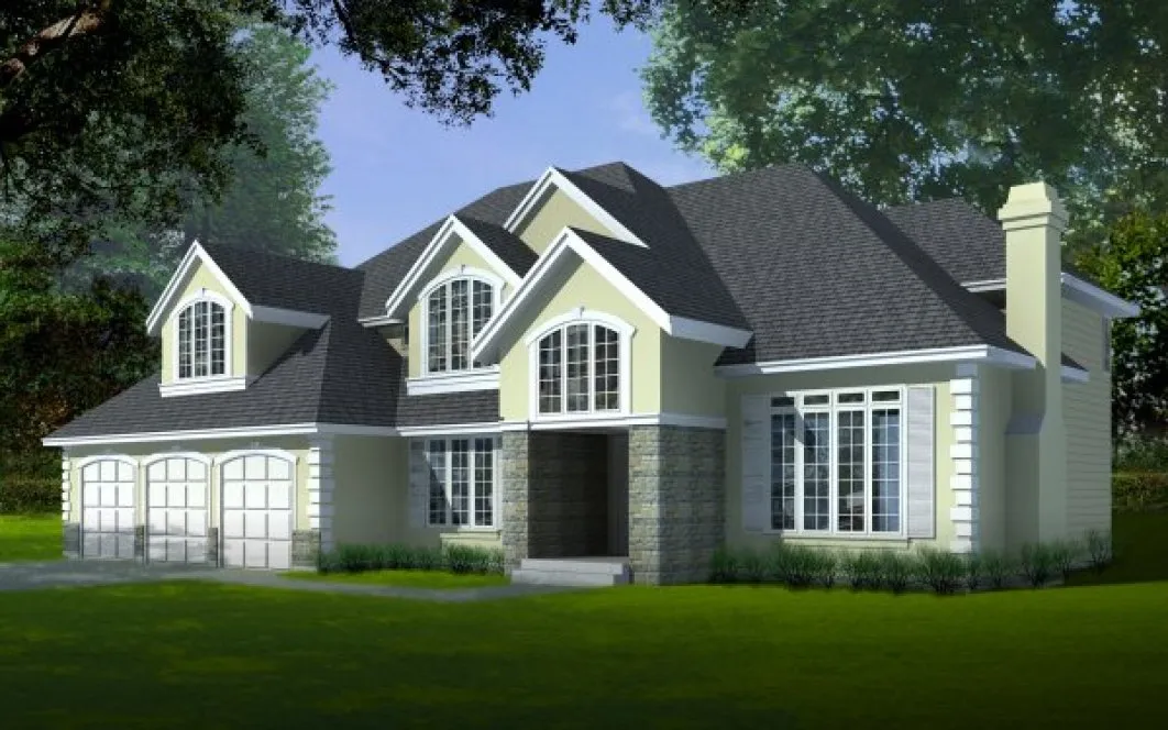 Full Rendering for House Plan #239279