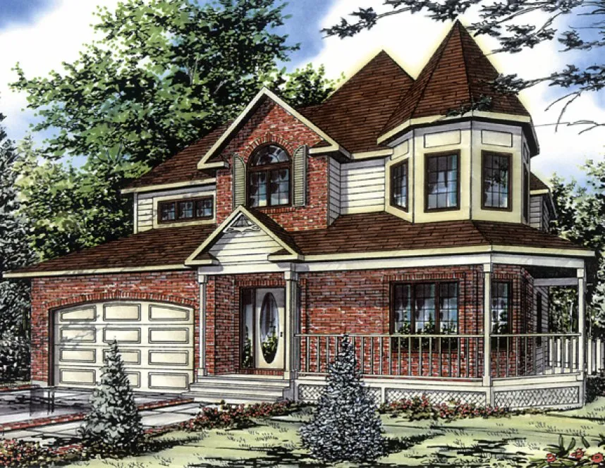 Full Rendering for House Plan #420033
