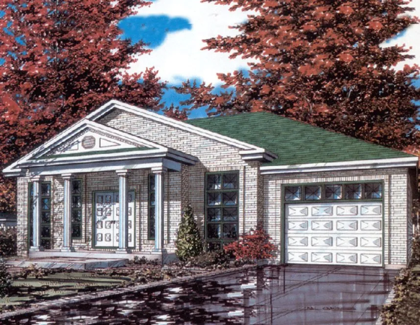 Full Rendering for House Plan #420333