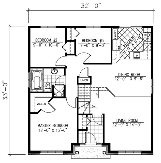 Main Floor Plan for House Plan #423433