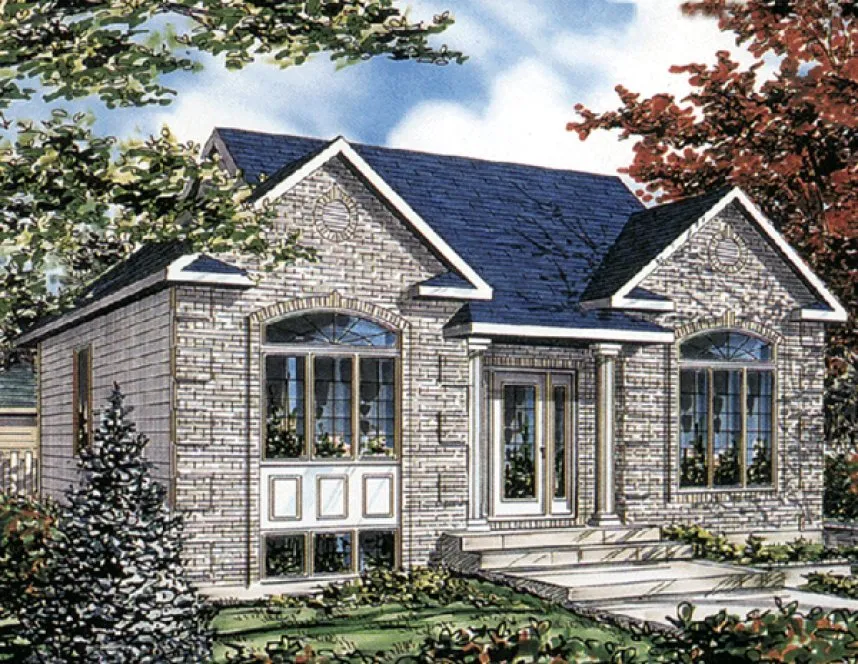 Full Rendering for House Plan #423433