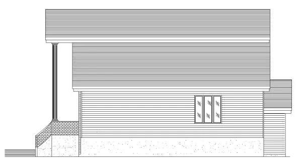Right Elevation for House Plan #423633