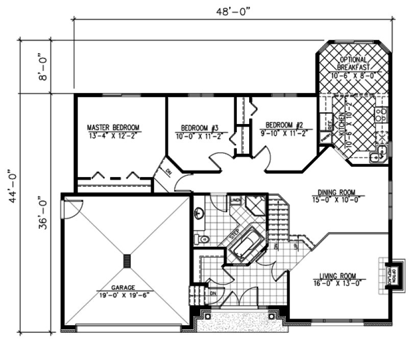 Main Floor Plan for House Plan #420733