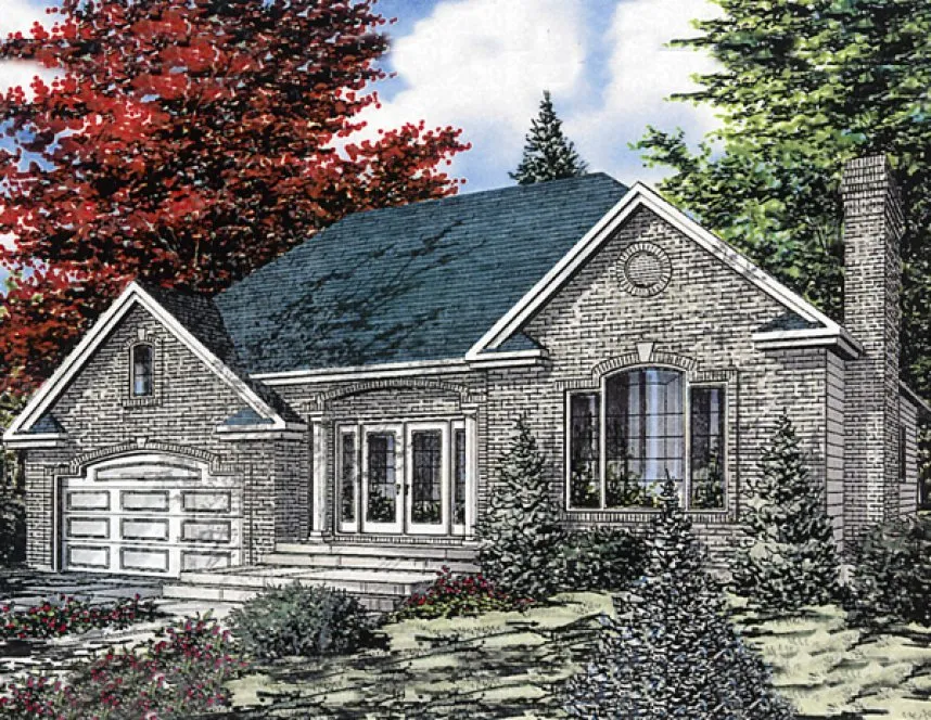 Full Rendering for House Plan #420733