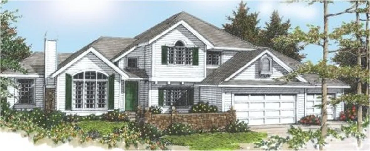 Full Rendering for House Plan #230227