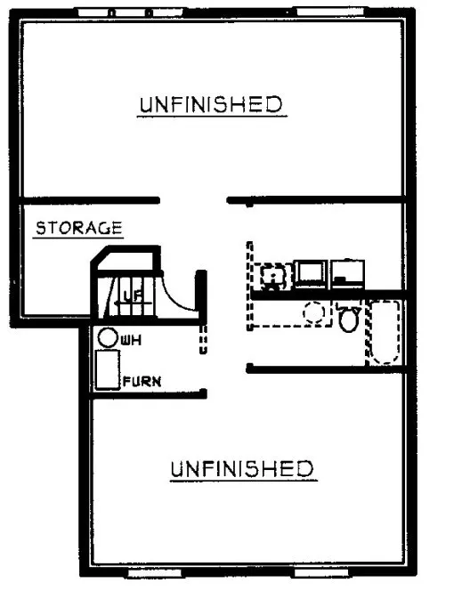 Floorplan lower for House Plan #234037