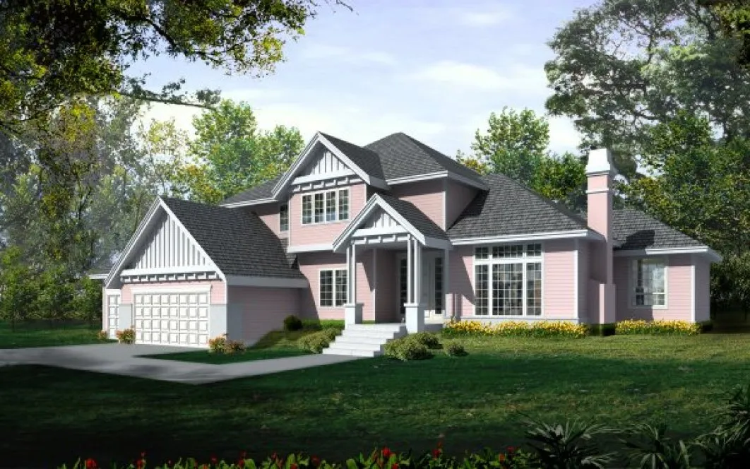 Full Rendering for House Plan #235028