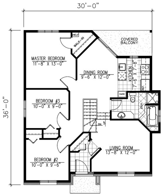 Main Floor Plan for House Plan #420833