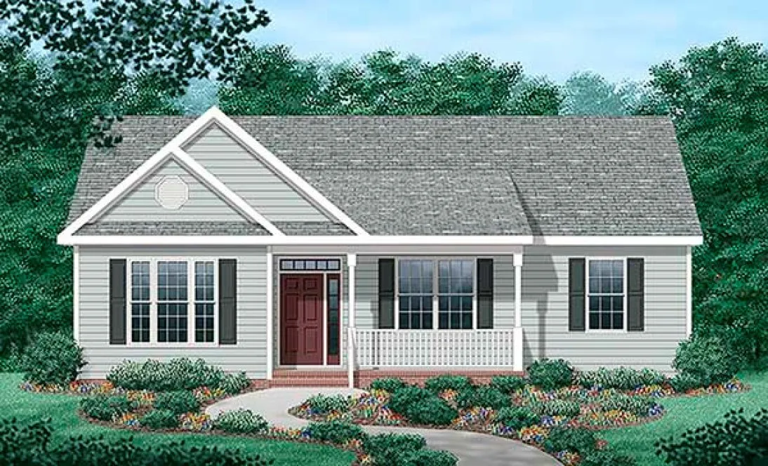 Full Rendering for House Plan #653631