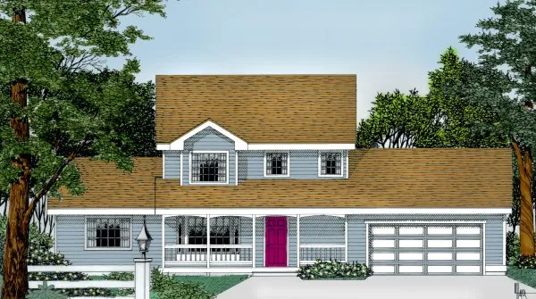 Full Rendering for House Plan #232499