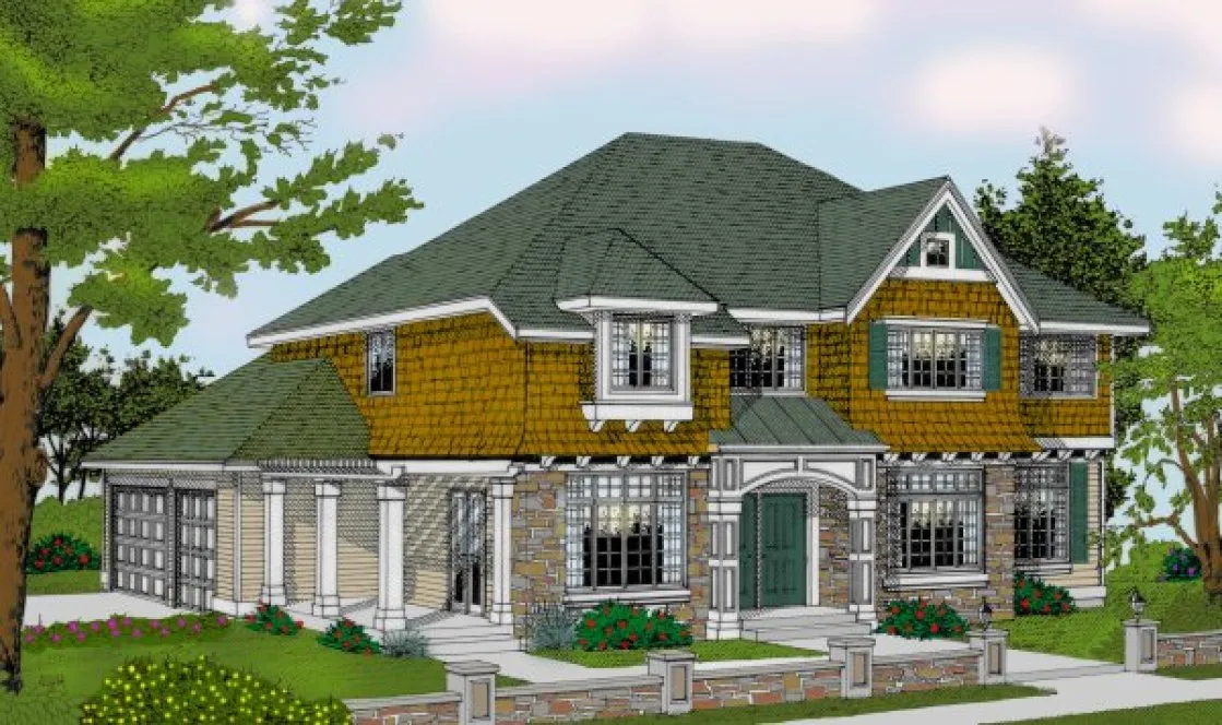 Full Rendering for House Plan #239299