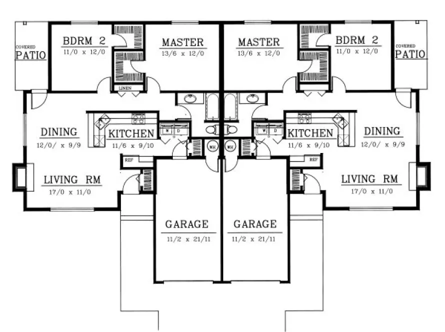 Main Floor Plan for House Plan #237101
