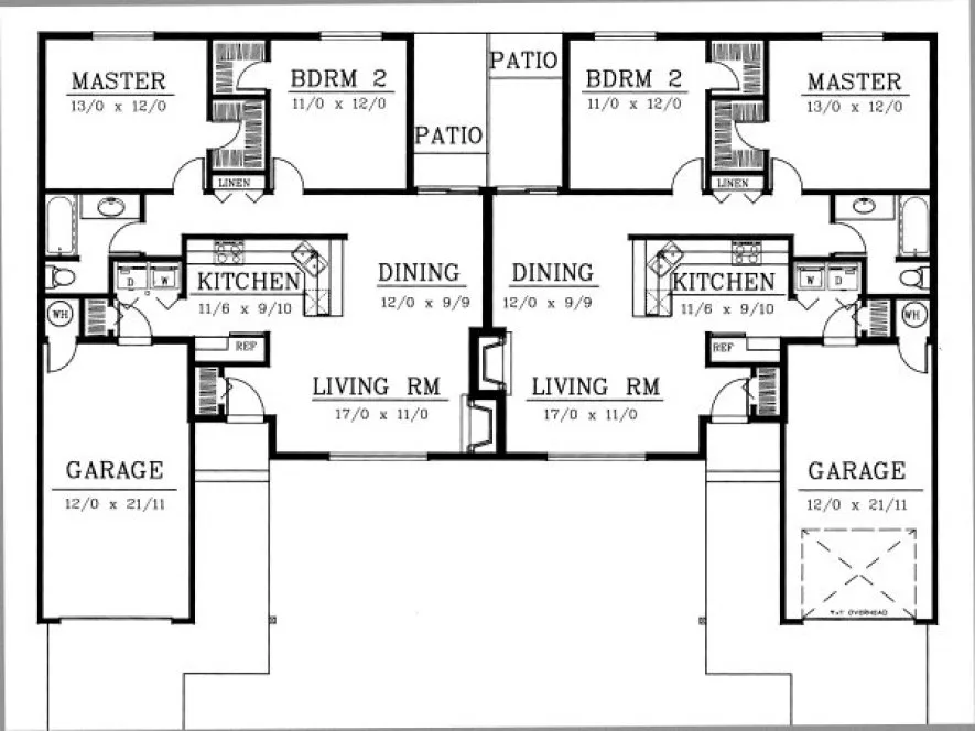 Main Floor Plan for House Plan #238101